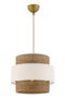 Opviq Cascade Lámpara de Araña Beige y Blanco